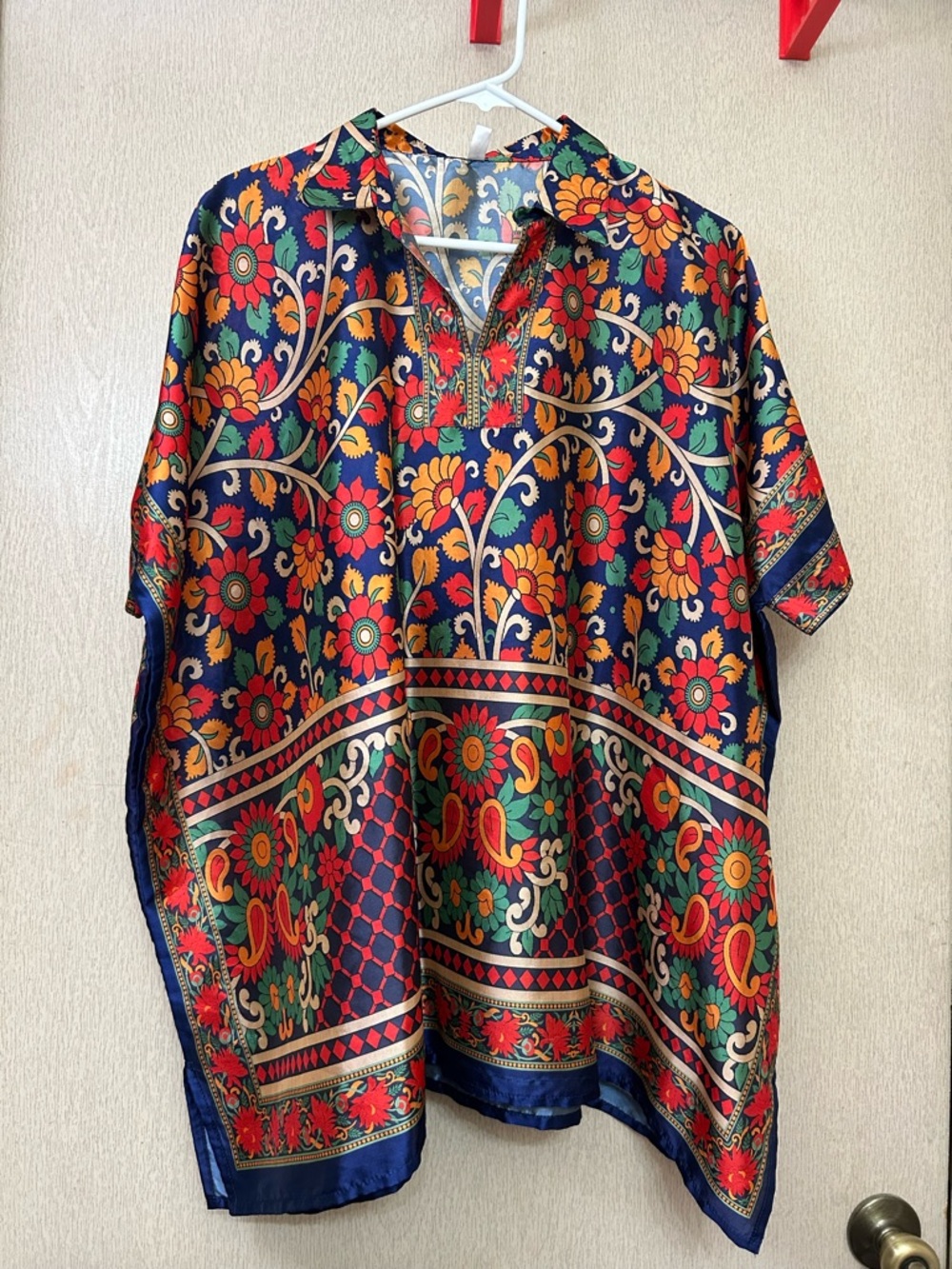 Yufta Colorful Kaftan Top - One Size